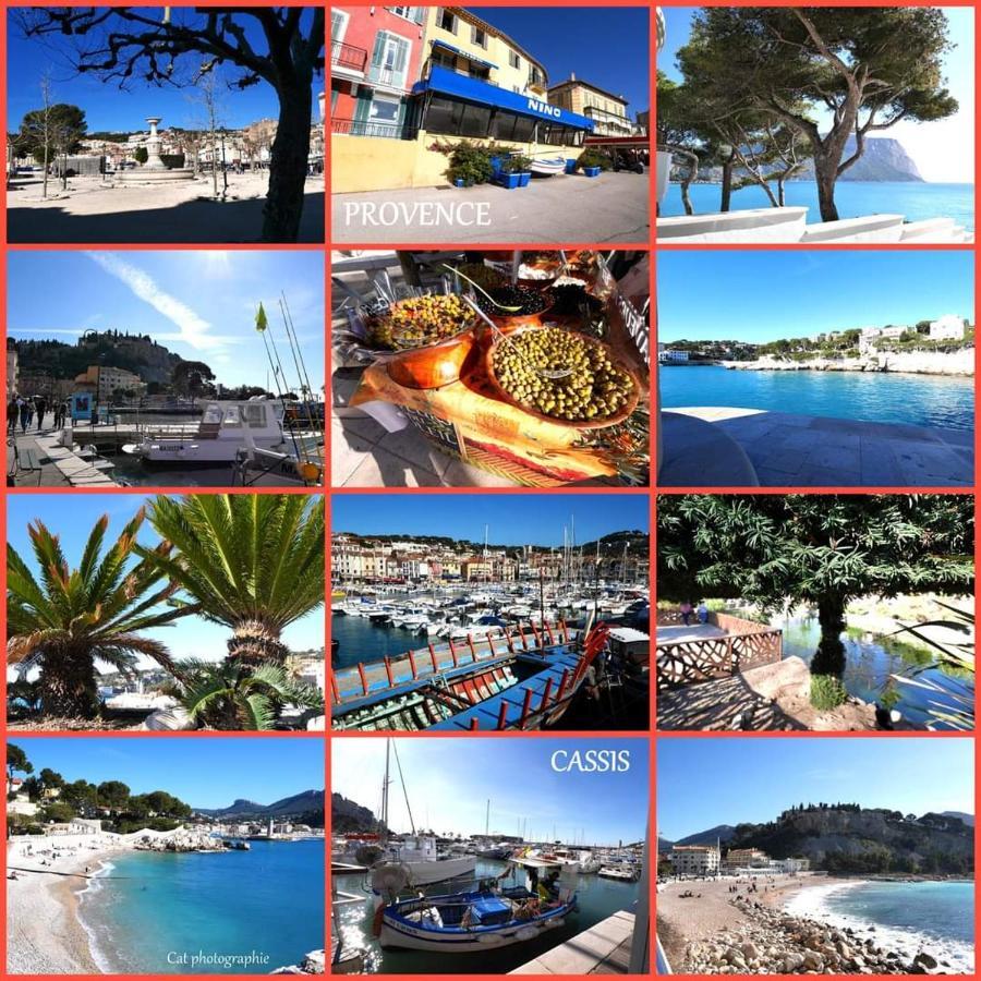 Mon Petit Paradis, Cassis Centre Apt 90 M2, 200 M Mer, Terr Plein Sud, Clim Park Prive المظهر الخارجي الصورة